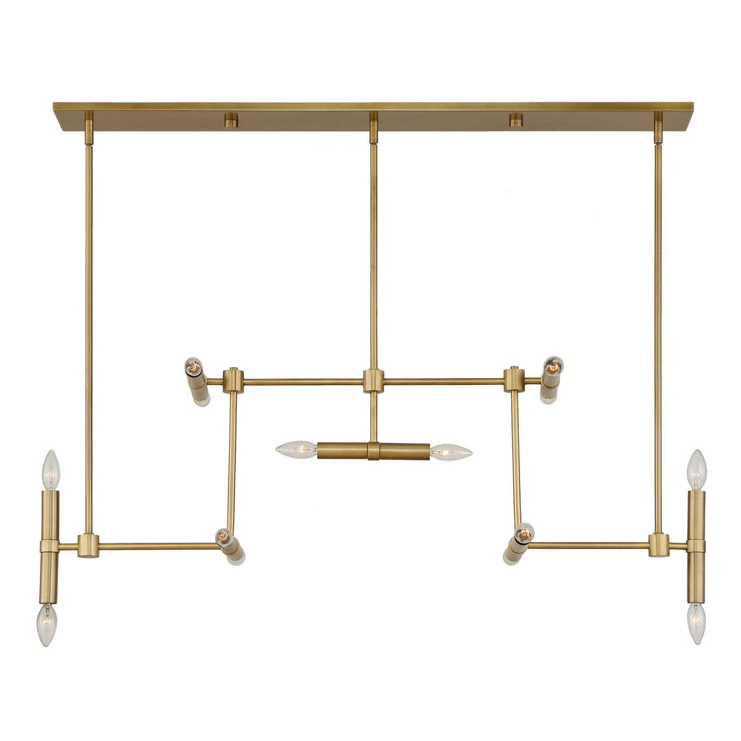 Cadre 14 Light Modern Linear Pendant