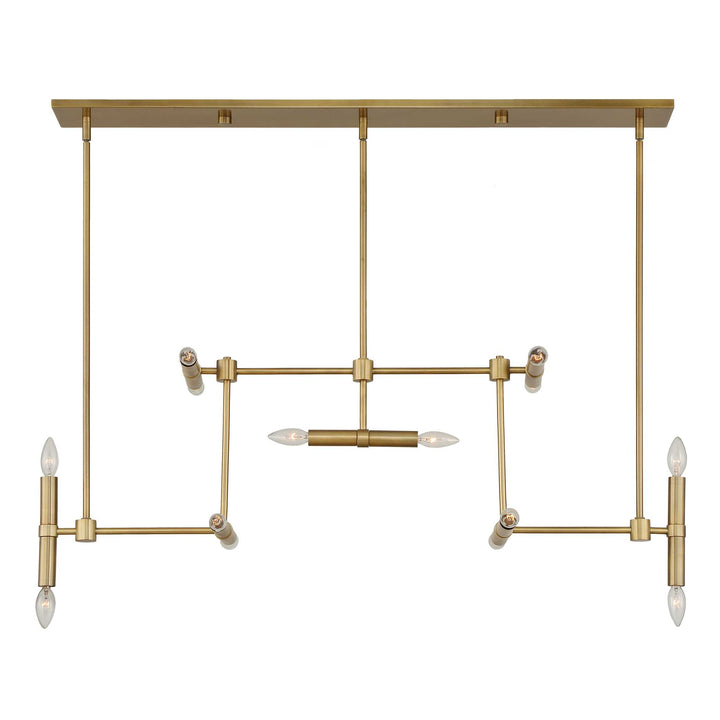 Cadre 14 Light Modern Linear Pendant
