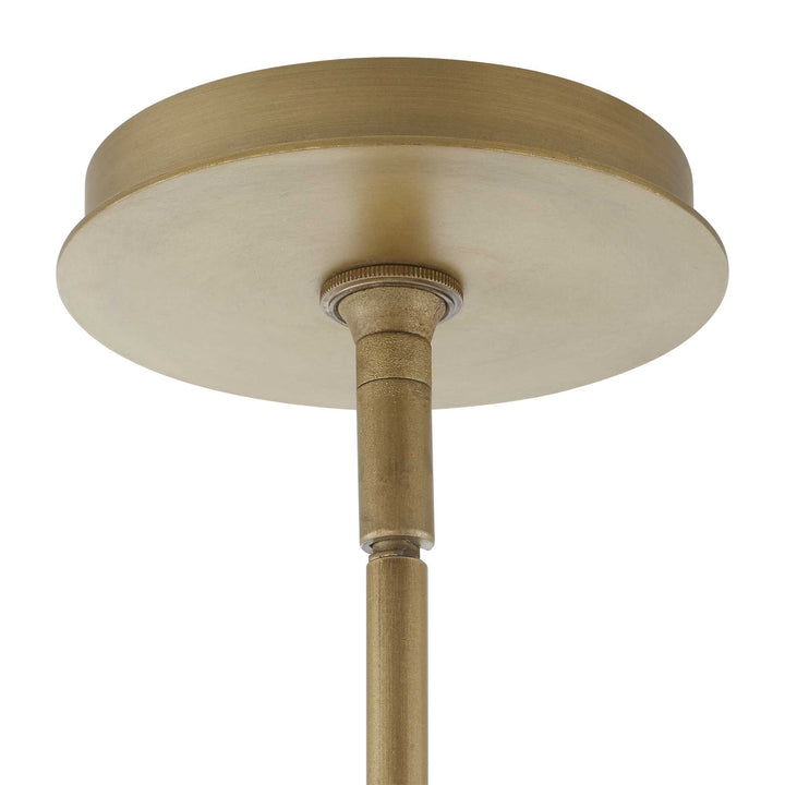 Valencia 6 Light Glass Panel Pendant