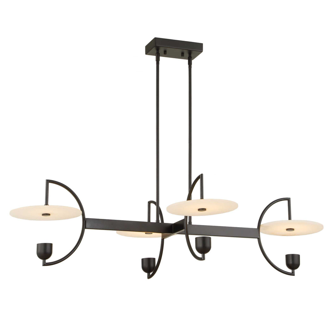 Kyoto 4 Light Linear Led Chandelier