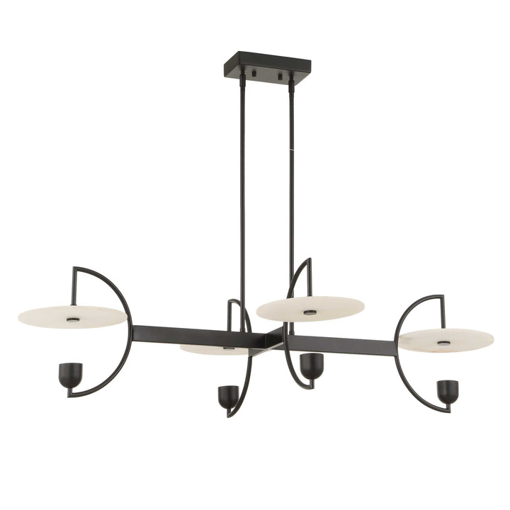 Kyoto 4 Light Linear Led Chandelier