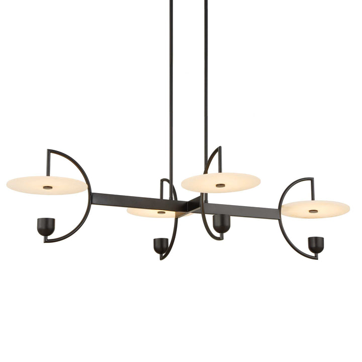 Kyoto 4 Light Linear Led Chandelier