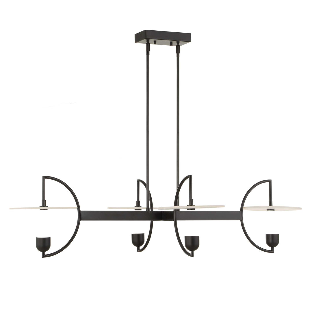 Kyoto 4 Light Linear Led Chandelier