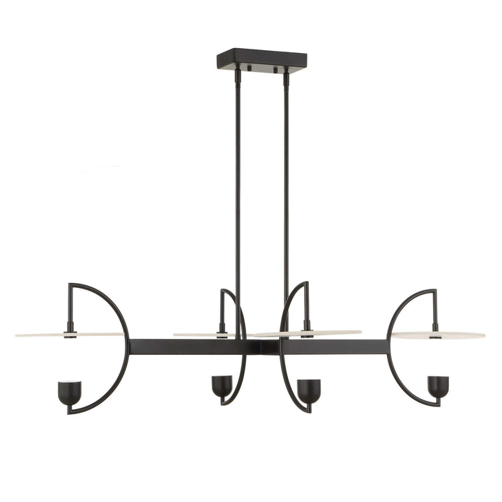 Kyoto 4 Light Linear Led Chandelier