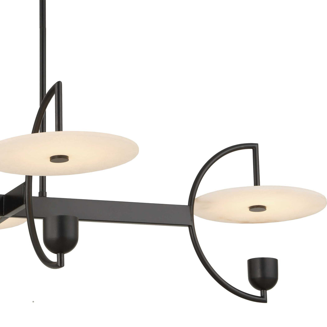 Kyoto 4 Light Linear Led Chandelier