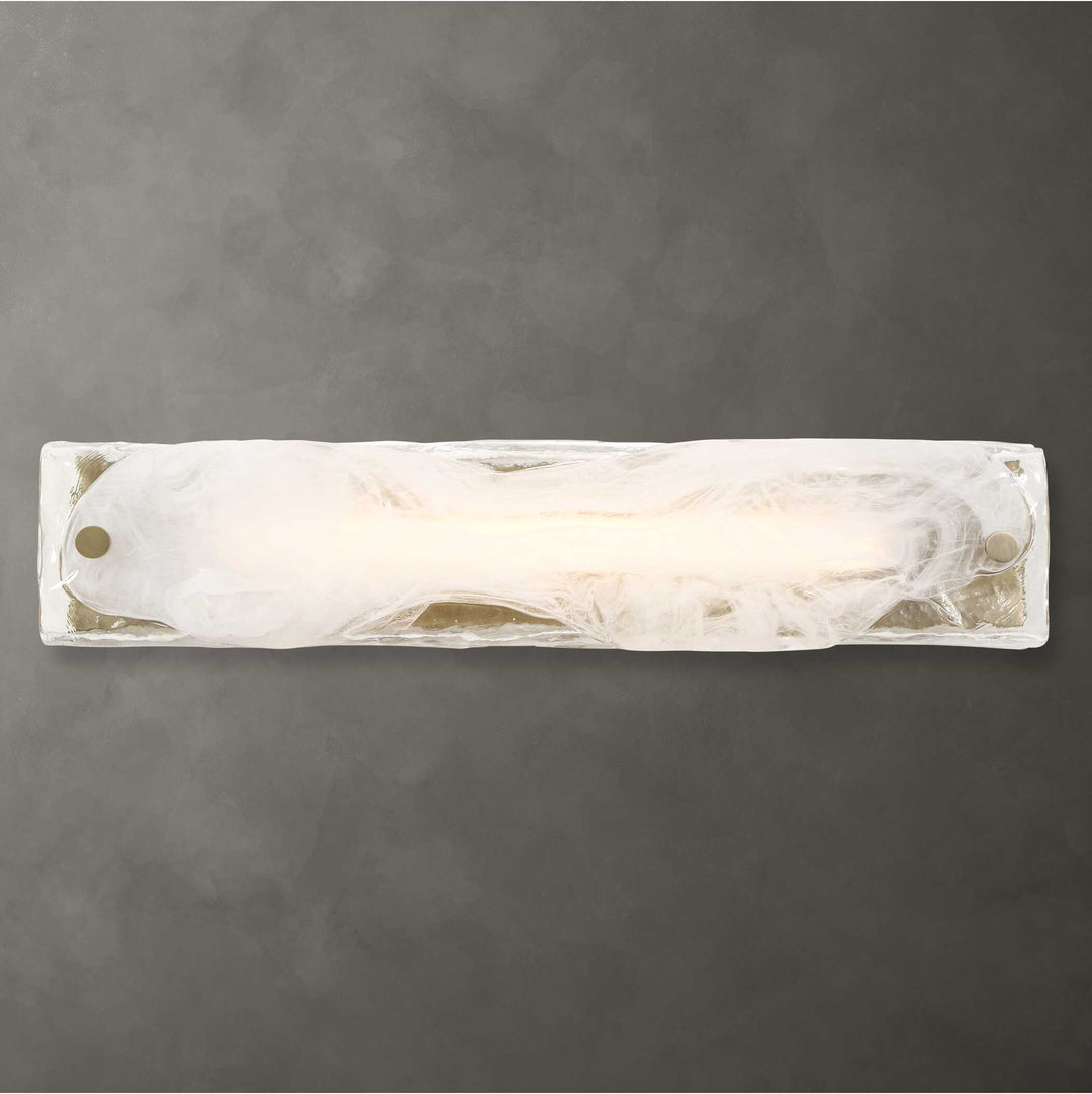 Taffy 1 Light Led Swirl Glass Sconce