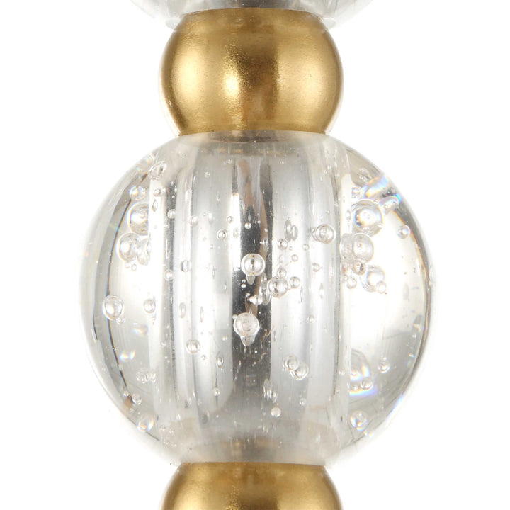 Ripple 1 Light Frost Glass Pendant