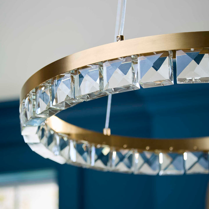 Segovia Round Crystal Led Chandelier