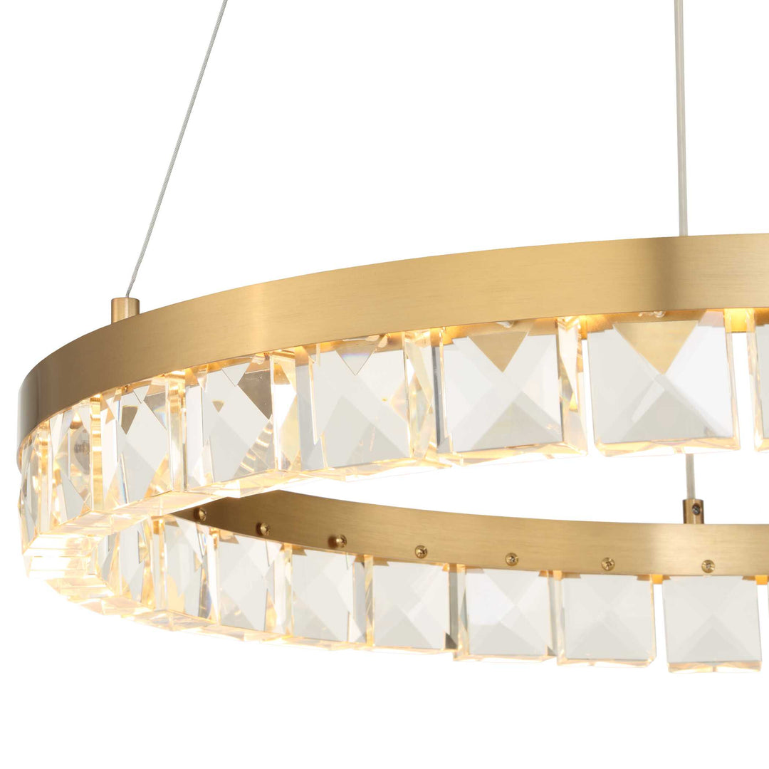 Segovia Round Crystal Led Chandelier
