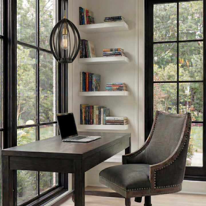 Darby 1 Light Architectural Oval Pendant
