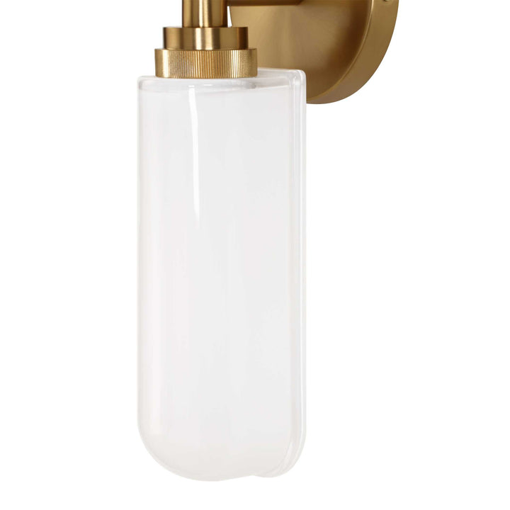 Wellsville 2 Lt Brass Sconce
