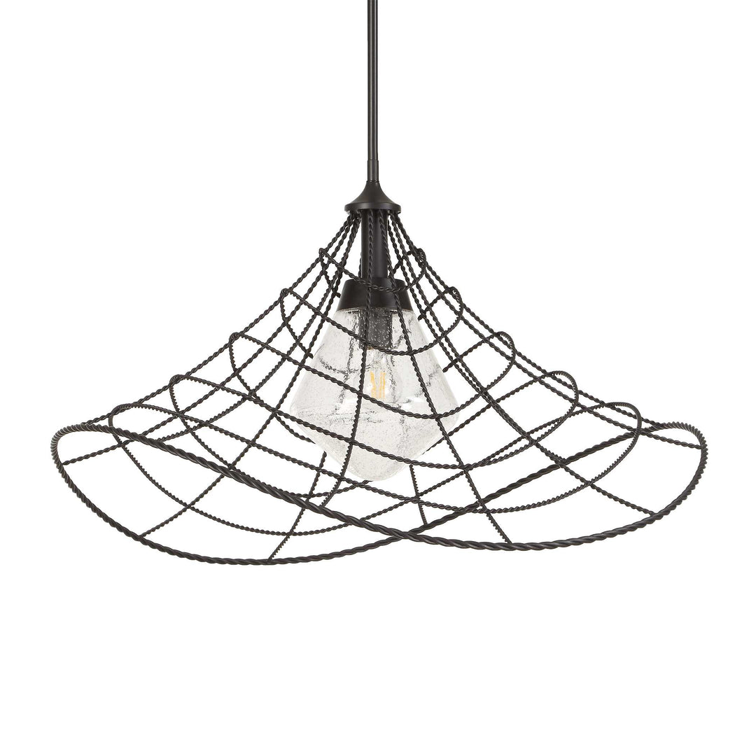 Whirlwind 1 Light Indoor-Outdoor Pendant
