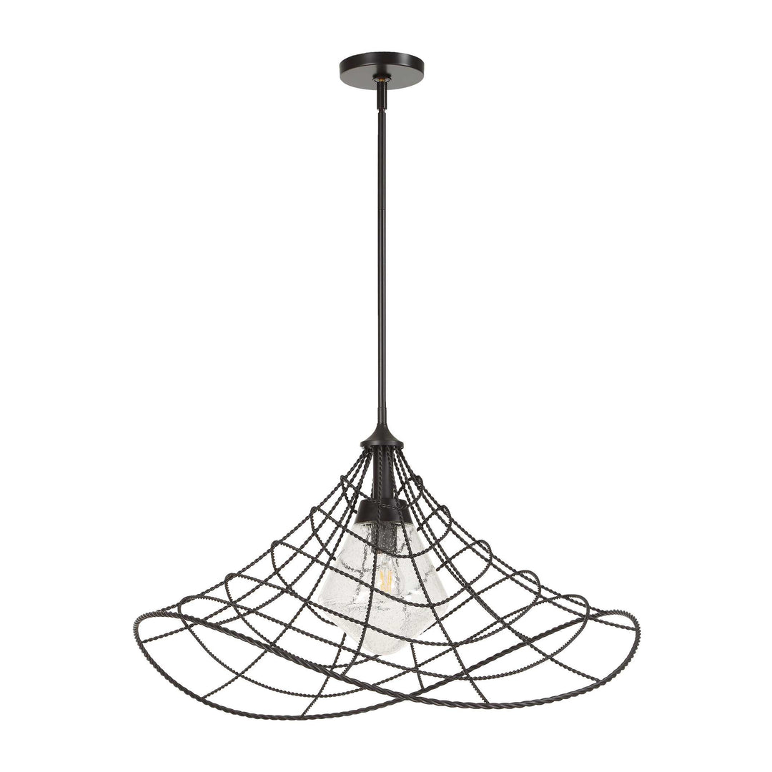 Whirlwind 1 Light Indoor-Outdoor Pendant