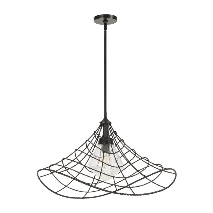 Whirlwind 1 Light Indoor-Outdoor Pendant