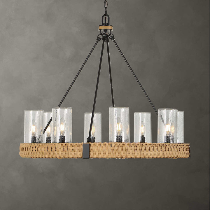 Palm Royal 8 Light Indoor-Outdoor Chandelier