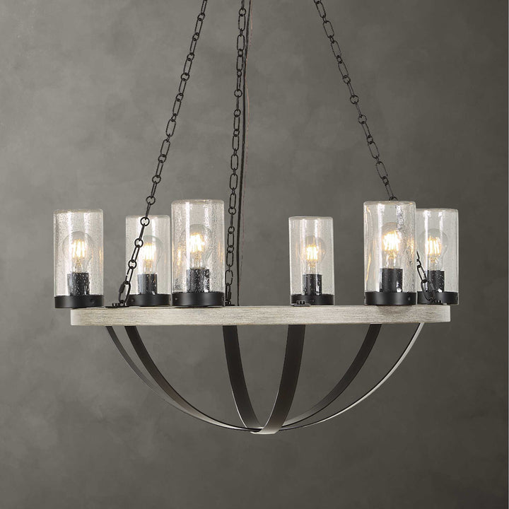Edgecomb 6 Light Indoor-Outdoor Chandelier
