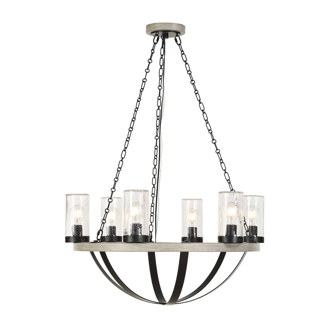 Edgecomb 6 Light Indoor-Outdoor Chandelier