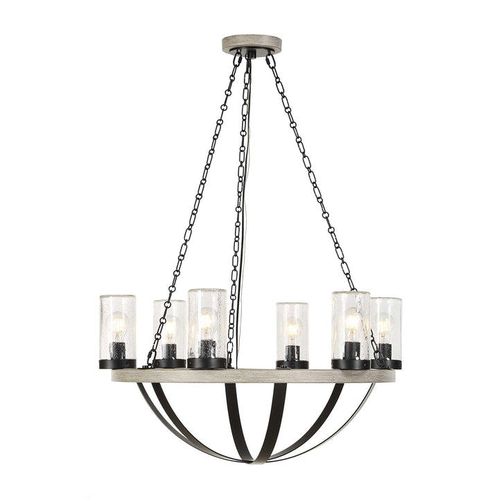 Edgecomb 6 Light Indoor-Outdoor Chandelier