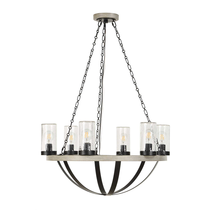 Edgecomb 6 Light Indoor-Outdoor Chandelier