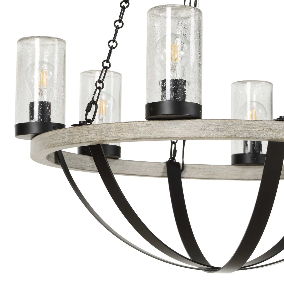 Edgecomb 6 Light Indoor-Outdoor Chandelier
