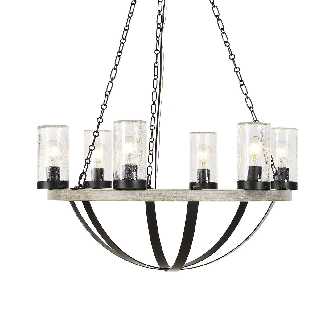 Edgecomb 6 Light Indoor-Outdoor Chandelier