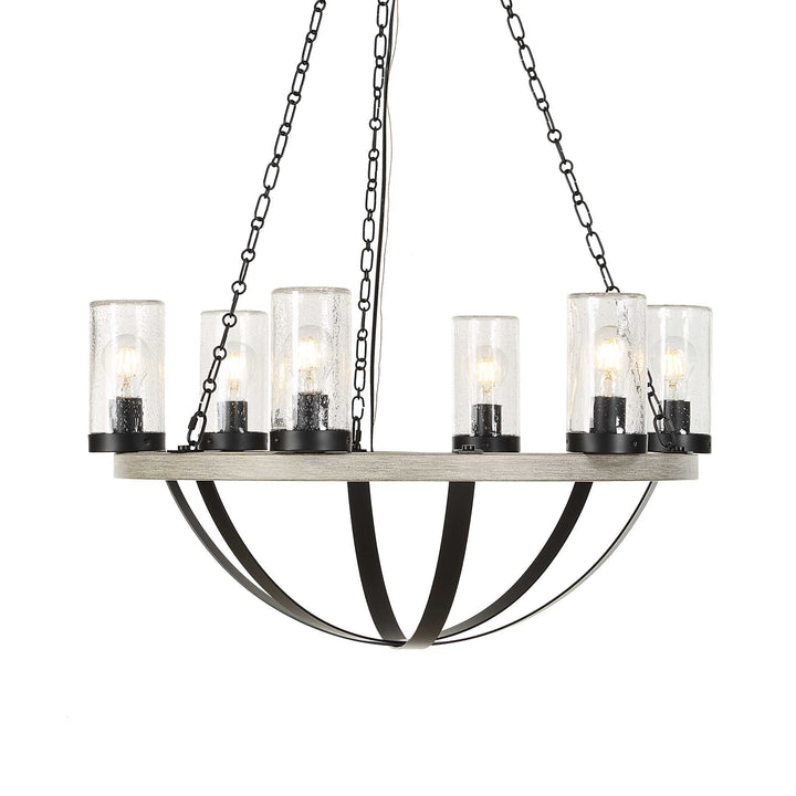 Edgecomb 6 Light Indoor-Outdoor Chandelier