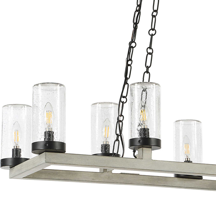Edgecomb 10 Light Indoor-Outdoor Chandelier