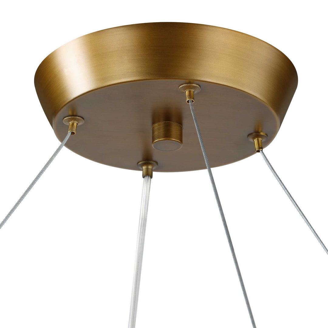Biscotti Led Bronze Chandelier