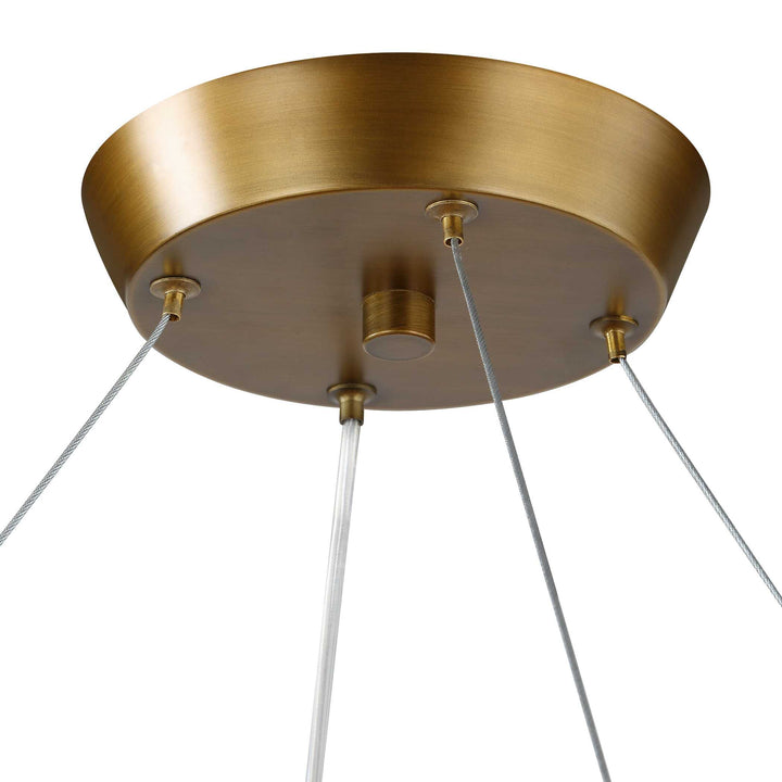 Biscotti Led Bronze Chandelier