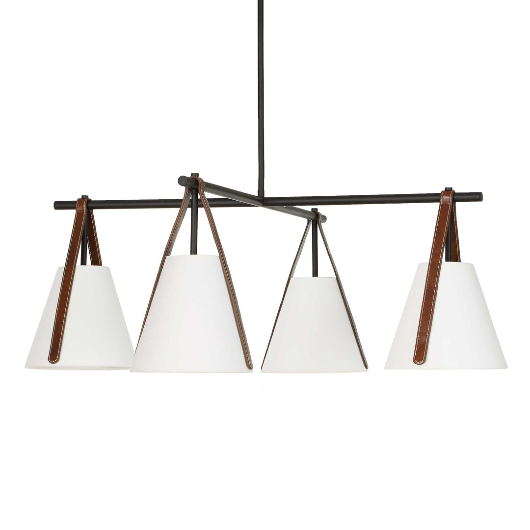 Reins Accent Straps 4 Light Chandelier