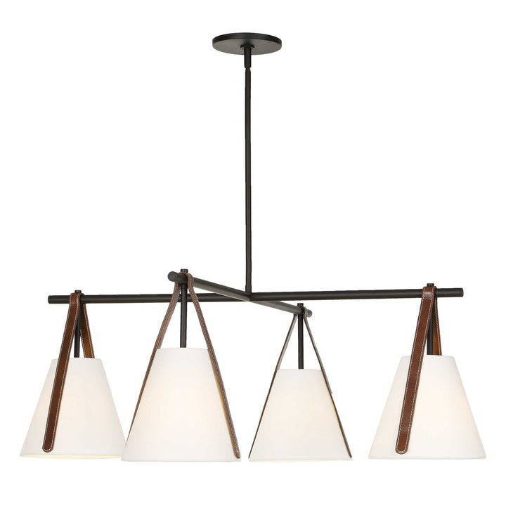 Reins Accent Straps 4 Light Chandelier