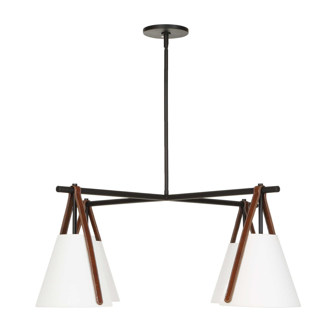 Reins Accent Straps 4 Light Chandelier