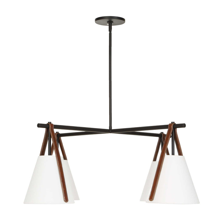Reins Accent Straps 4 Light Chandelier