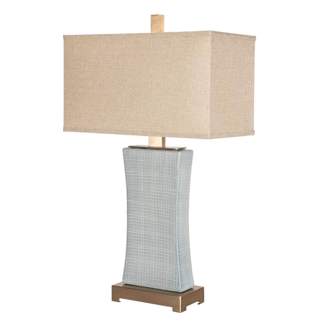 American Home Furniture Uttermost Cantarana Blue Gray Table Lamp