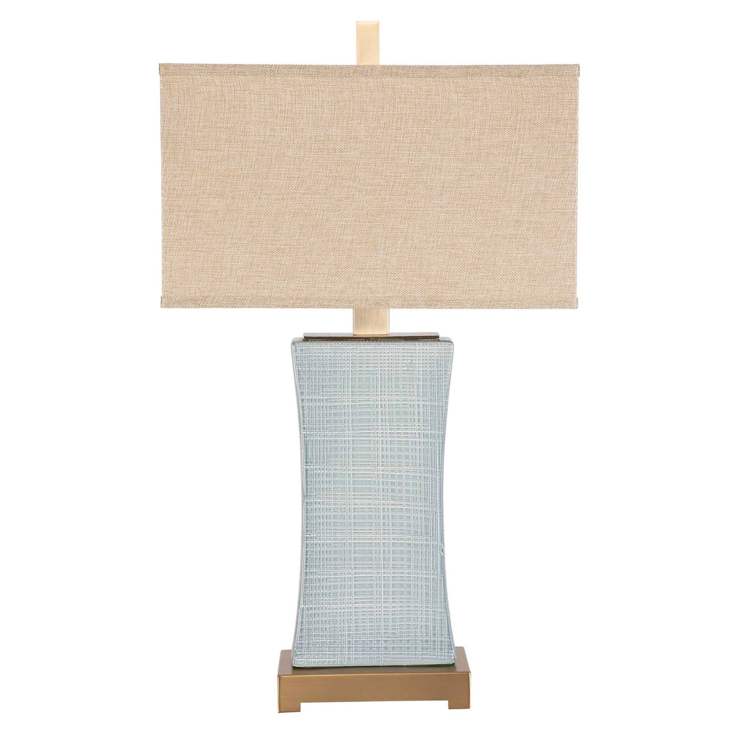American Home Furniture Uttermost Cantarana Blue Gray Table Lamp