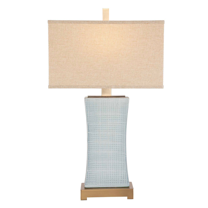 American Home Furniture Uttermost Cantarana Blue Gray Table Lamp