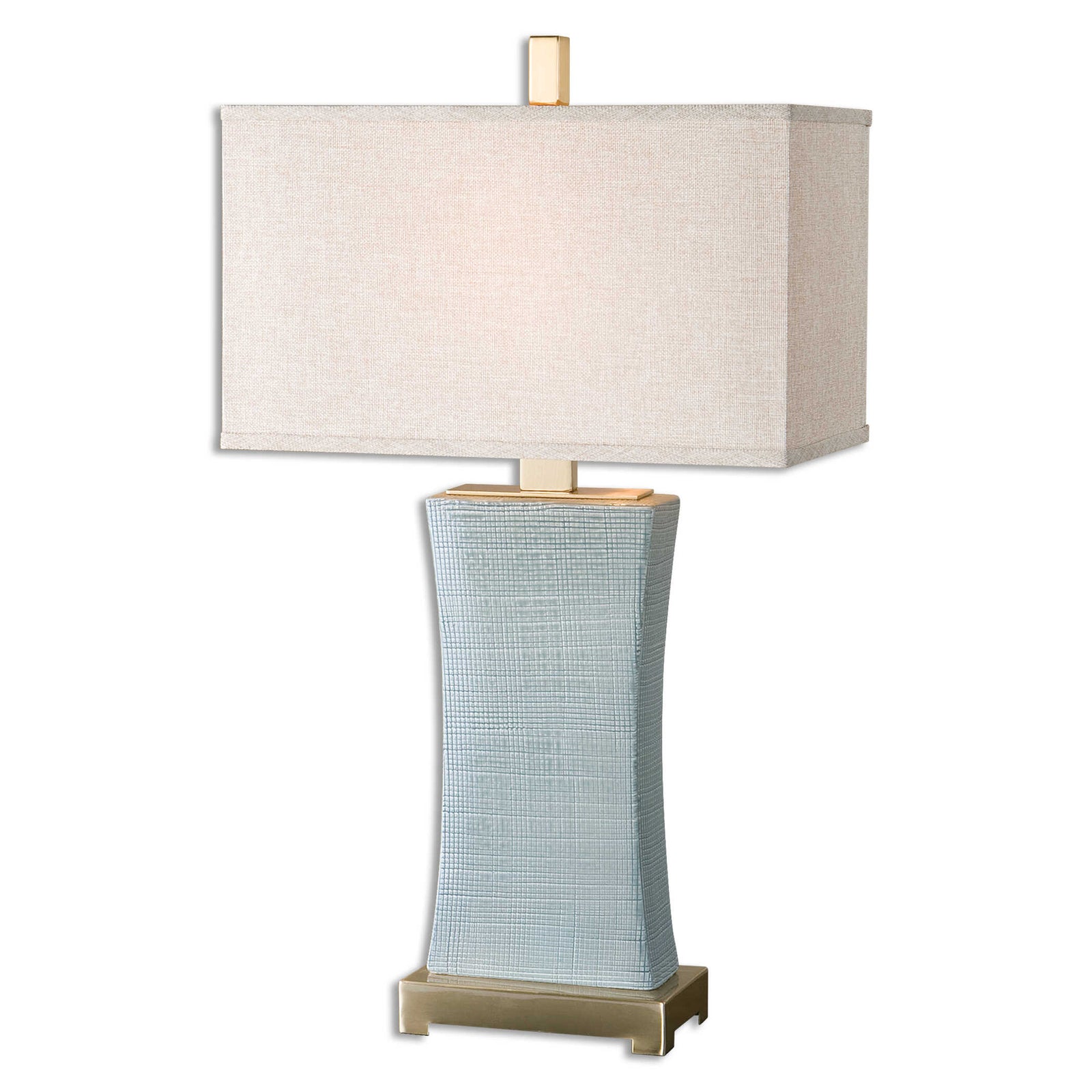American Home Furniture Uttermost Cantarana Blue Gray Table Lamp