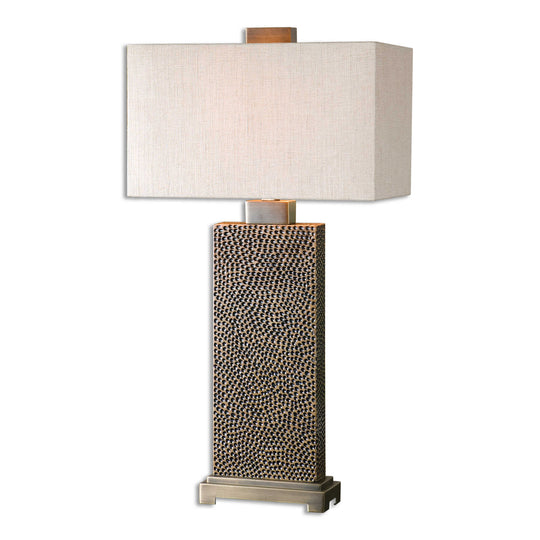 American Home Furniture Uttermost Canfield Coffee Bronze Table Lamp