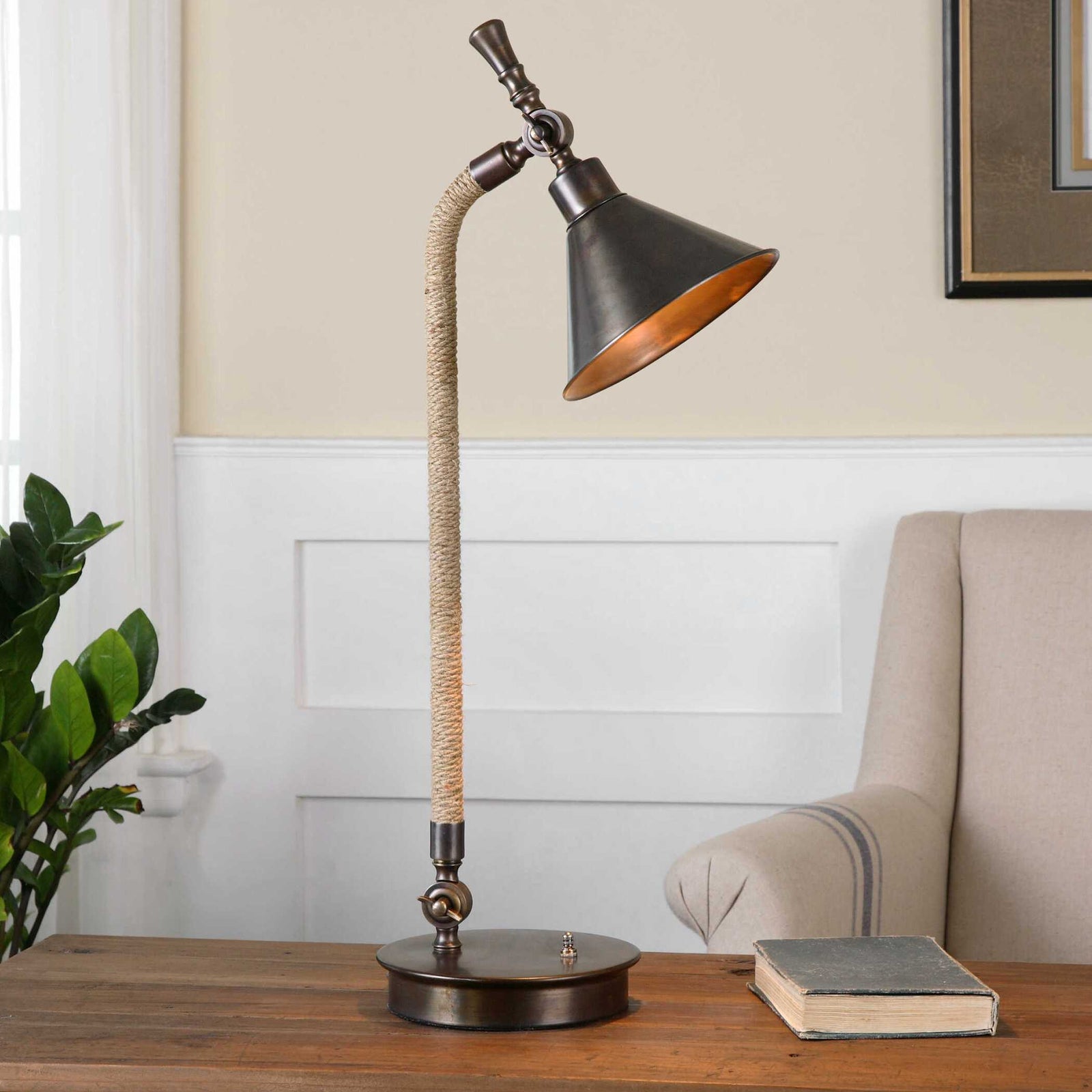 American Home Furniture Uttermost Duvall Task Lamp