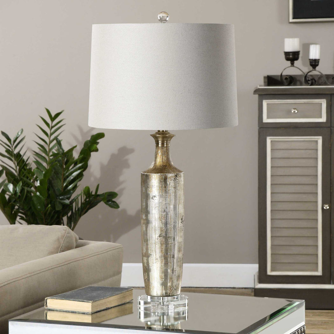 American Home Furniture Uttermost Valdieri Metallic Bronze Lamp