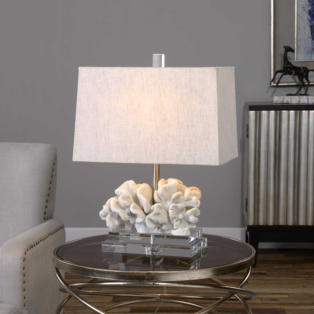 American Home Furniture Uttermost Coral Sculpture Table Lamp