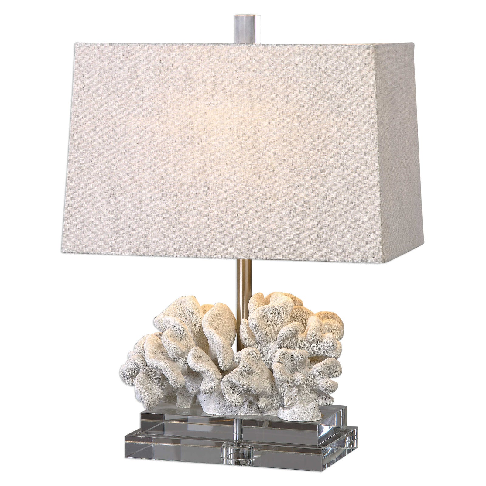 American Home Furniture Uttermost Coral Sculpture Table Lamp