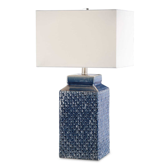 American Home Furniture Uttermost Pero Sapphire Blue Lamp