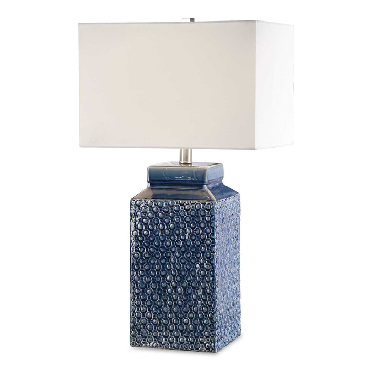 American Home Furniture Uttermost Pero Sapphire Blue Lamp