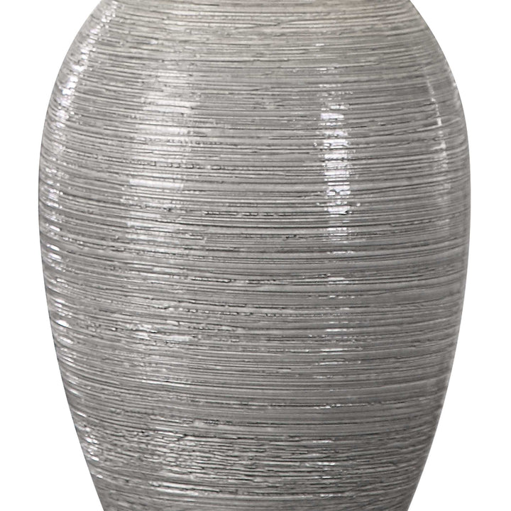 American Home Furniture Uttermost Dinah Gray Textured Table Lamp