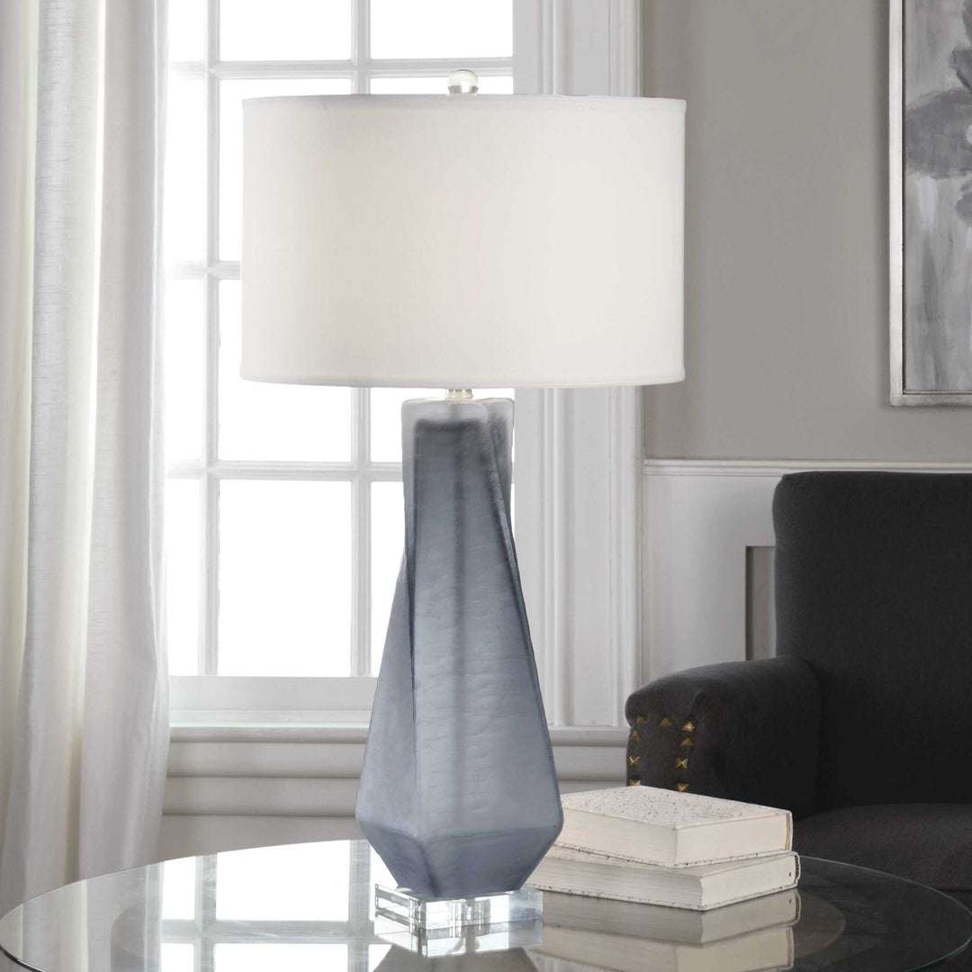 American Home Furniture Uttermost Anatoli Charcoal Gray Table Lamp
