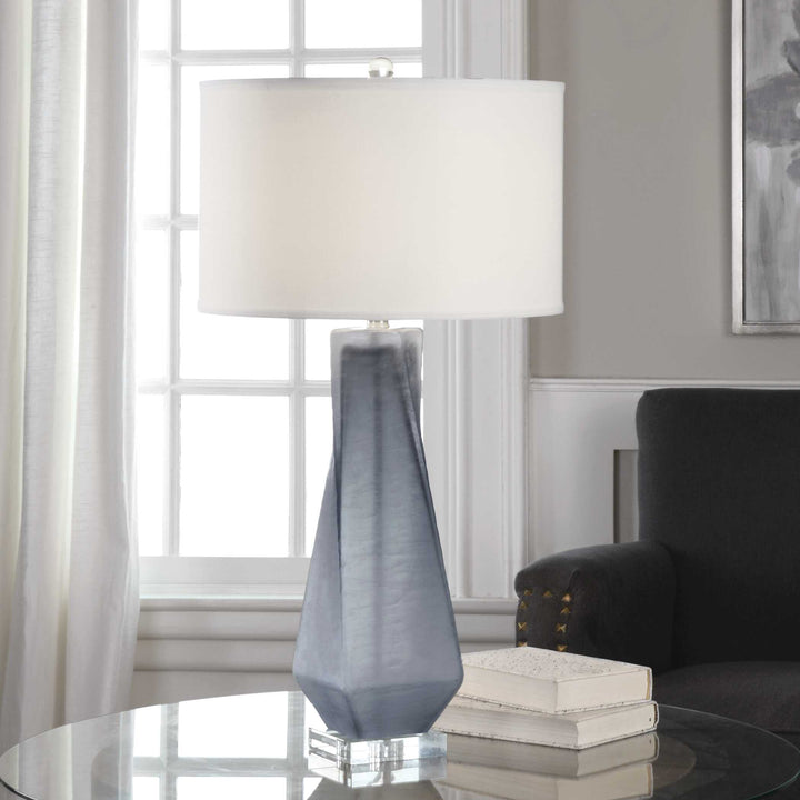 American Home Furniture Uttermost Anatoli Charcoal Gray Table Lamp