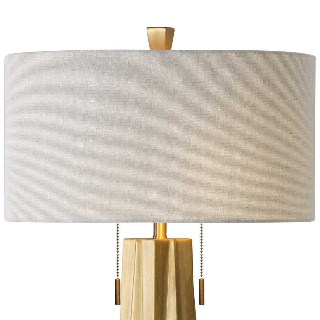 American Home Furniture Uttermost Maris Gold Table Lamp
