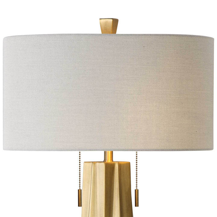 American Home Furniture Uttermost Maris Gold Table Lamp