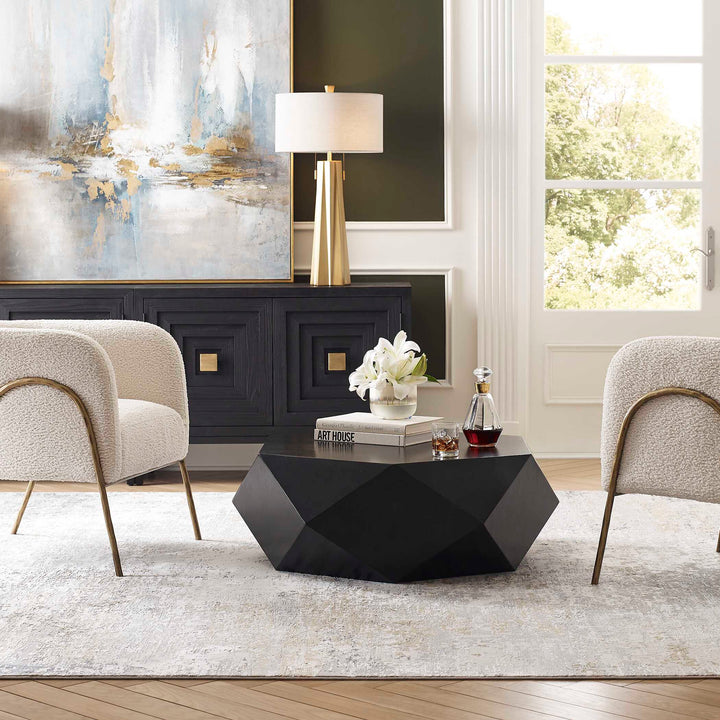 American Home Furniture Uttermost Maris Gold Table Lamp